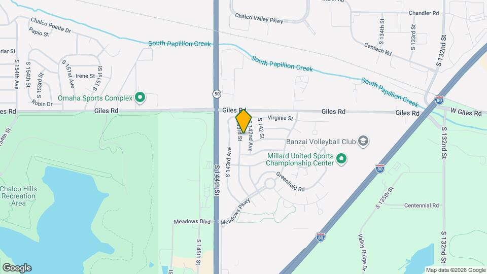 8513 S 143rd St Map and Location Details