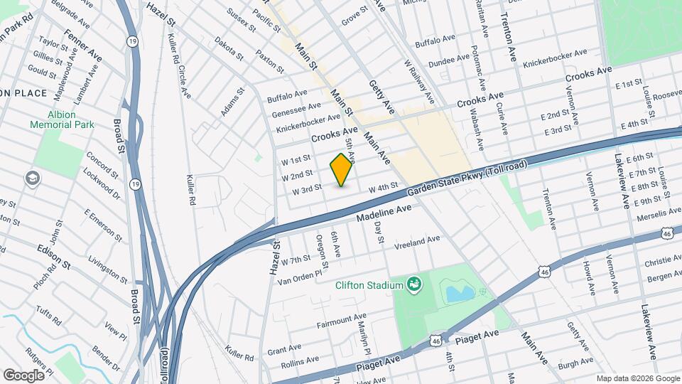 170 W 4th St Map and Location Details