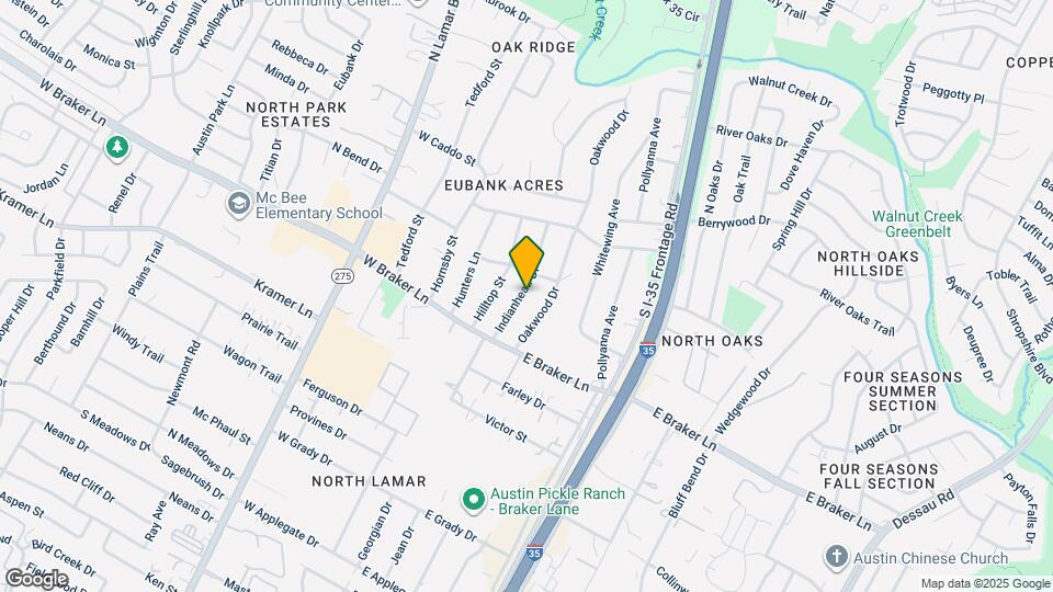 11403 Indianhead Dr Map and Location Details