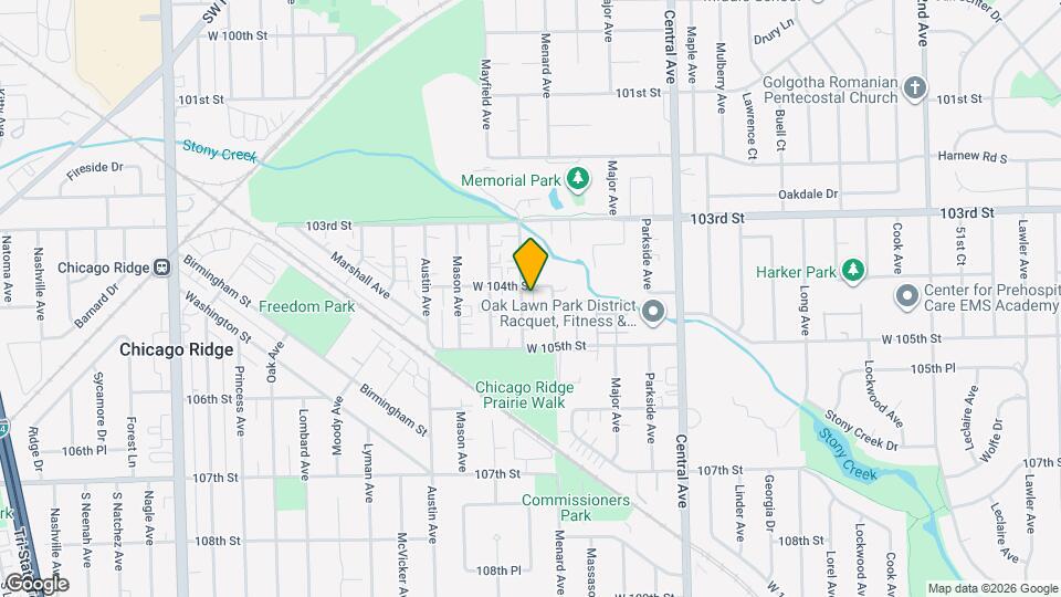 10405 Mansfield Ave Map and Location Details