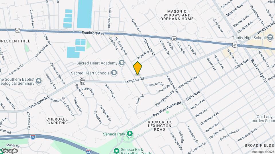 3253 Lexington Rd Map and Location Details