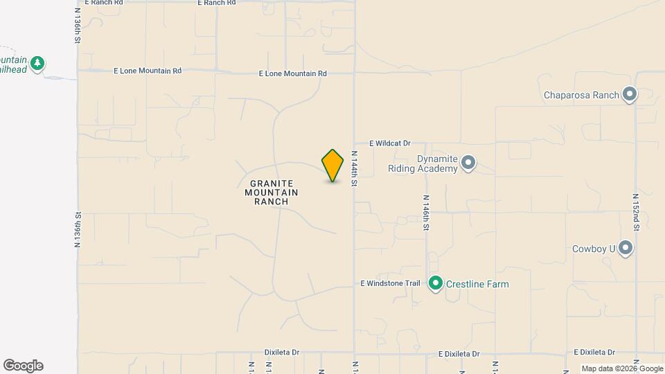 14317 E Lowden Ct Map and Location Details