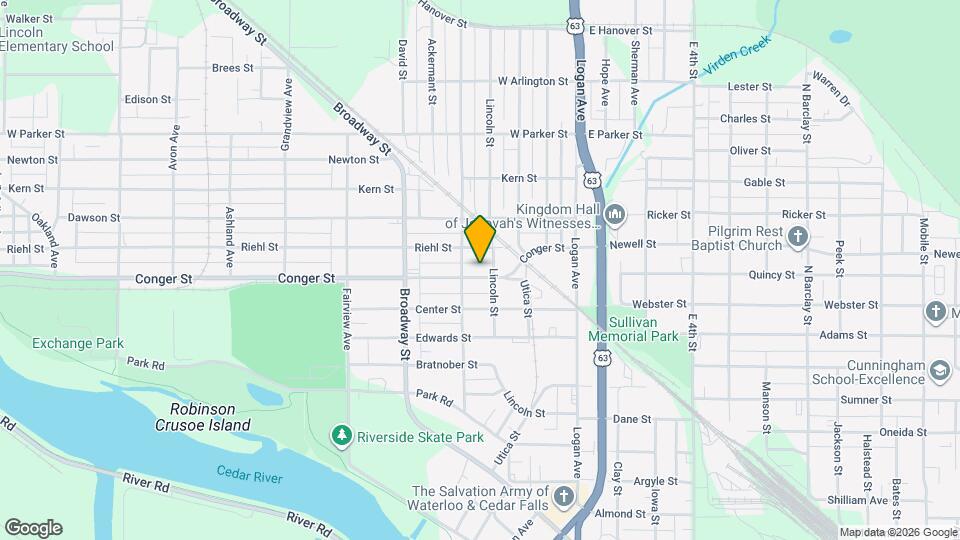 314 Conger St Map and Location Details