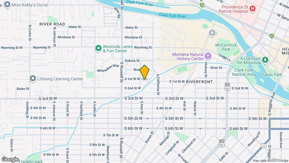 1269 S 1st St W Map and Location Details