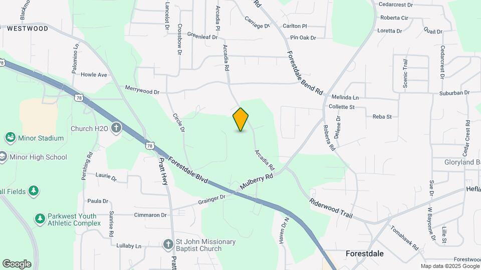 2136 Arcadia Rd Map and Location Details