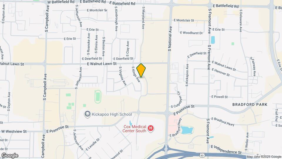 3516 S Kings Ave Map and Location Details