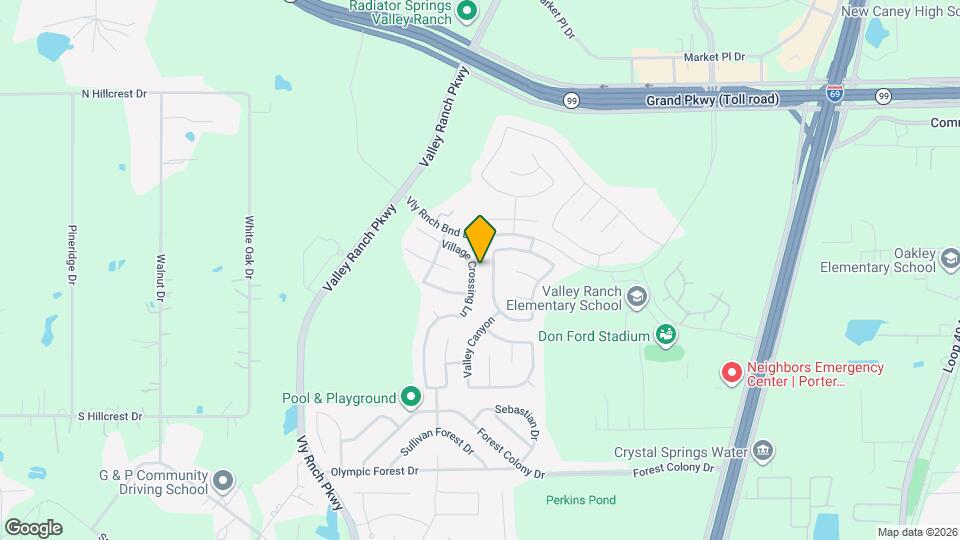 21379 Village Crossing Ln Map and Location Details
