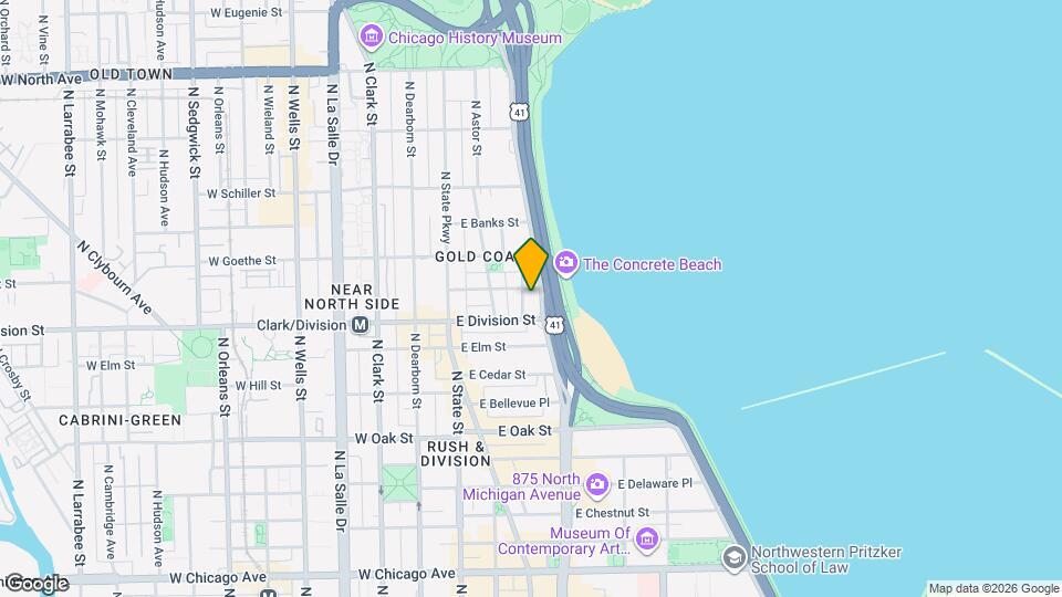 1212 N Lake Shore Dr Map and Location Details