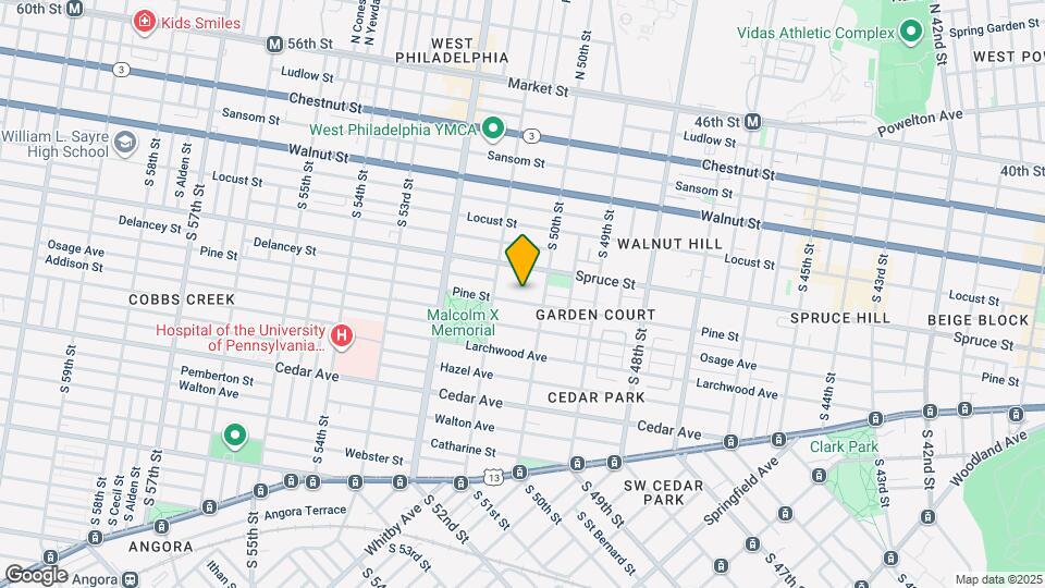 5021 Pine St Map and Location Details