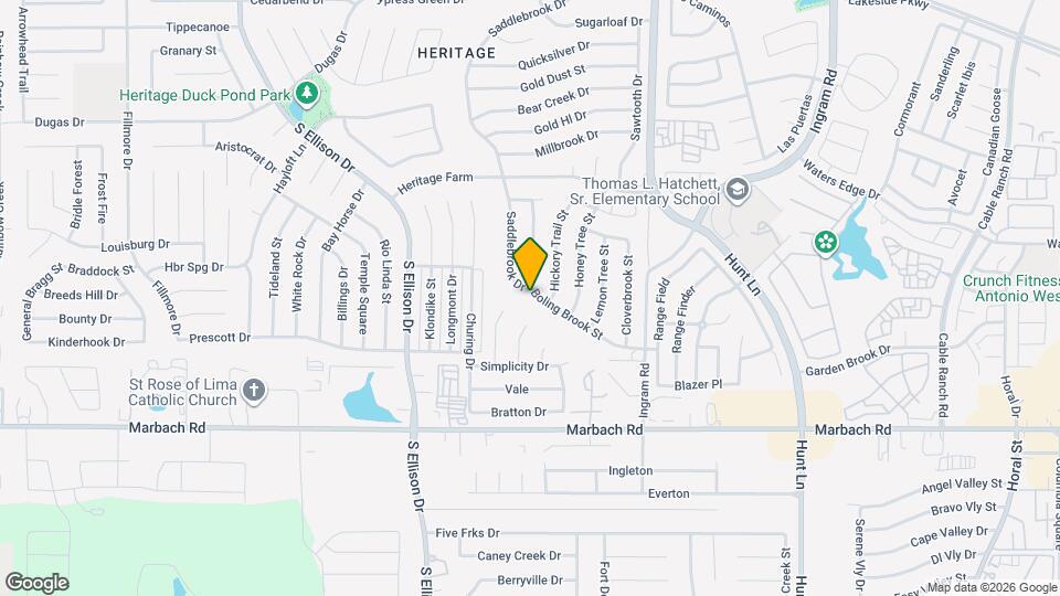 1103 Boling Brook St Map and Location Details