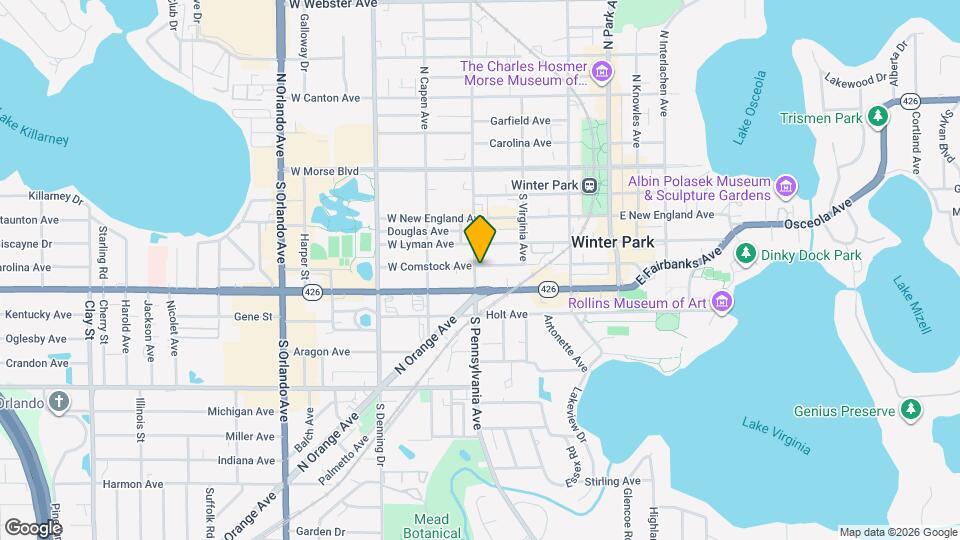 540 W Comstock Ave Map and Location Details