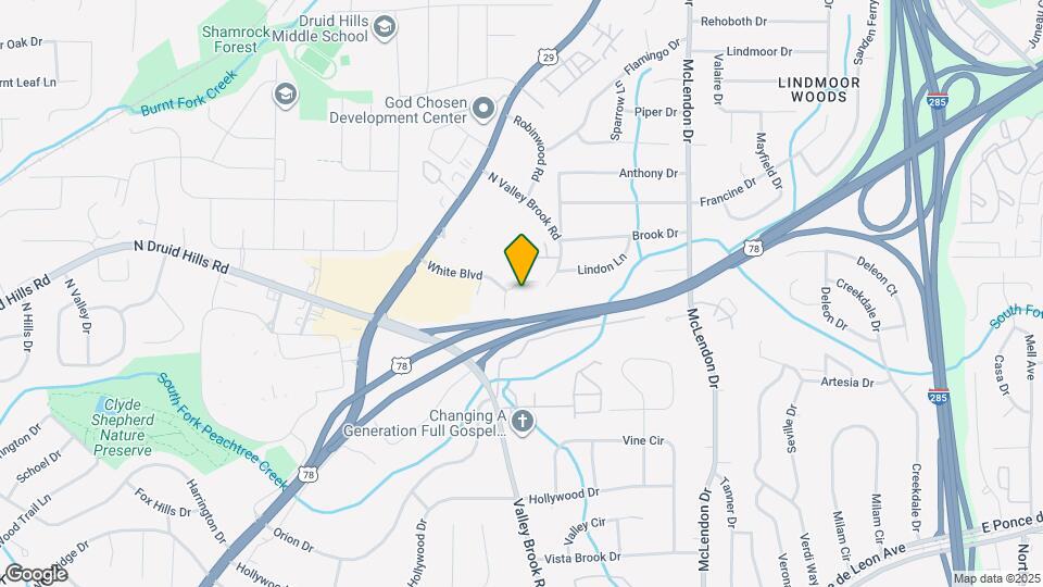 2025 Brian Way Map and Location Details