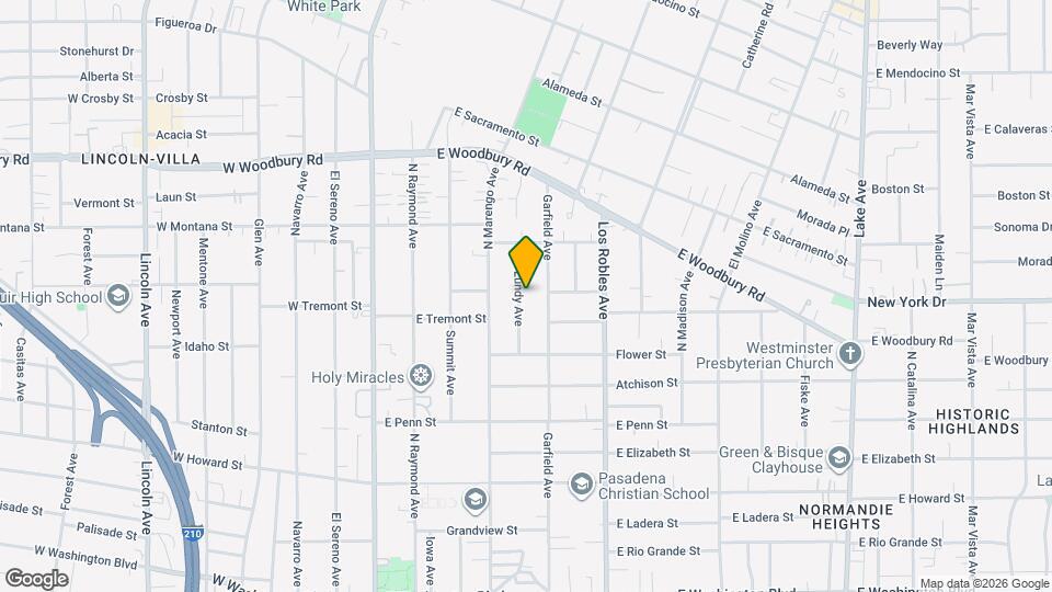 1900 Lundy Ave Mapa y Detalles de la Ubicación