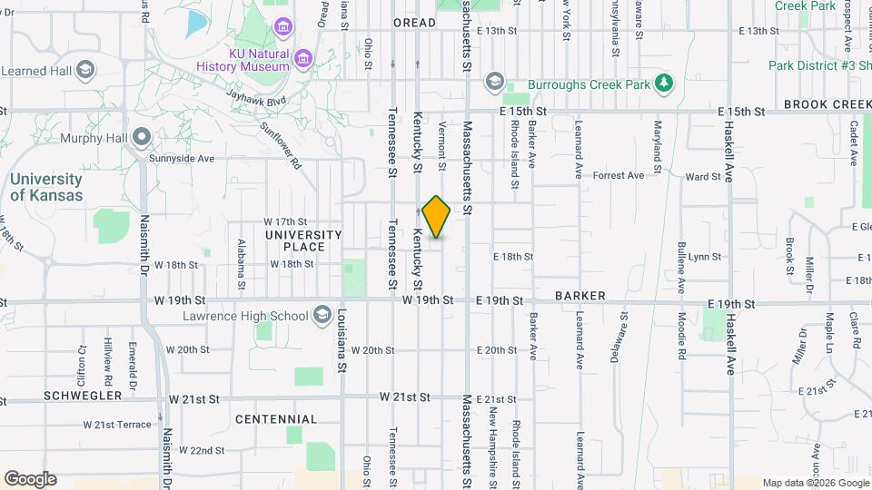 1741 Vermont St Map and Location Details