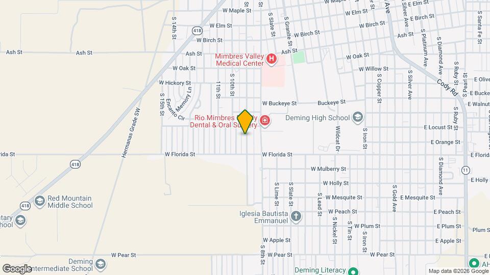 1316 S 9th St Map and Location Details