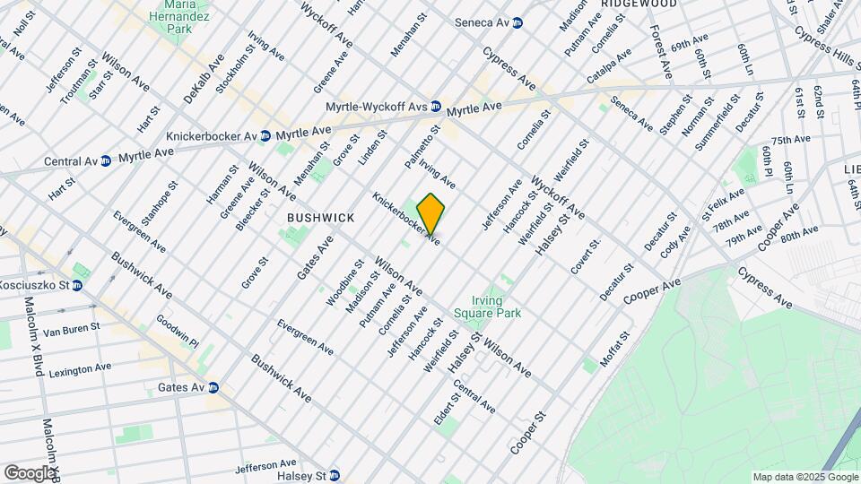 1394 Putnam Ave Mapa y Detalles de la Ubicación