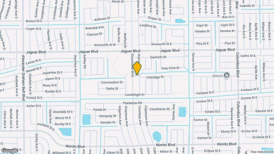 830 Holmes Ave Map and Location Details