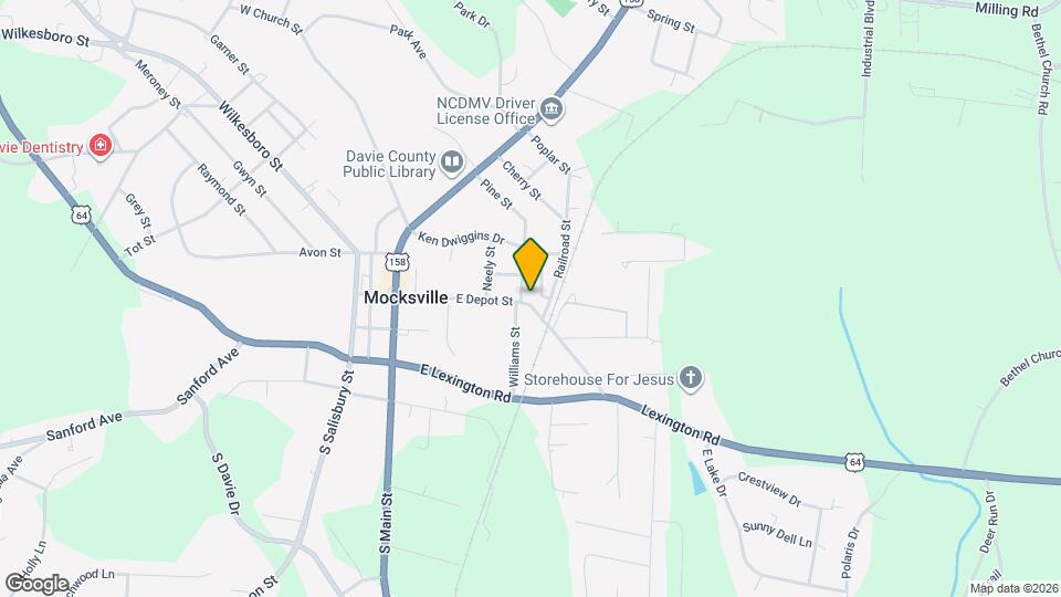 441 E Depot St Map and Location Details