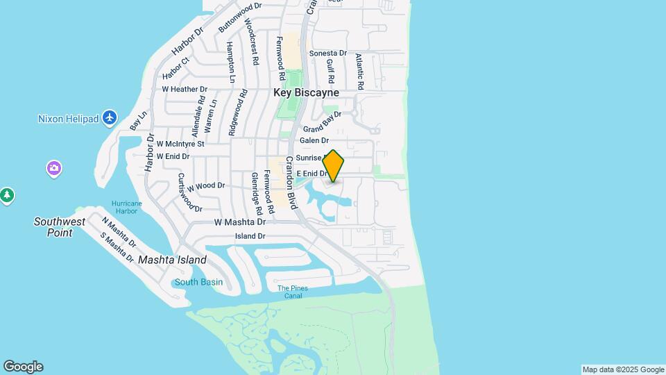 717 Crandon Blvd, Unit 407 Map and Location Details