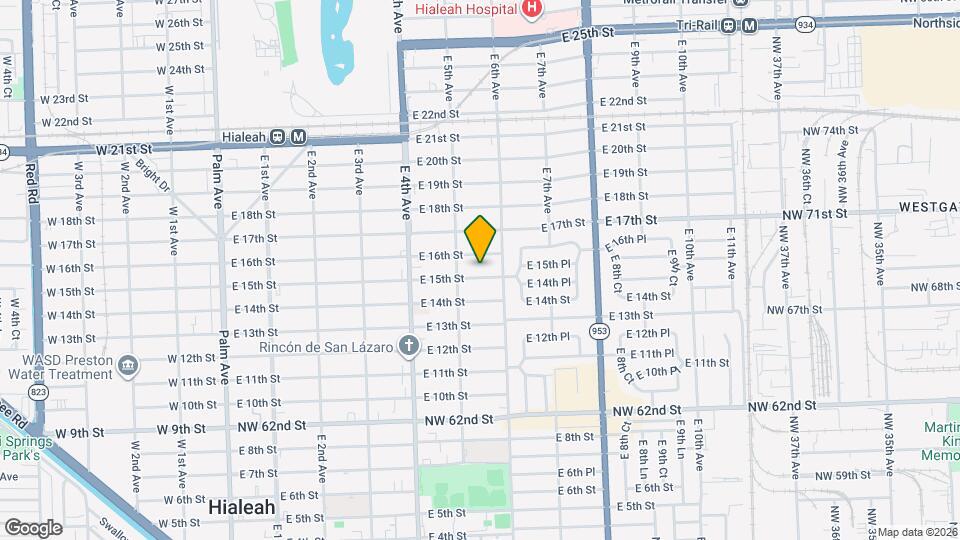 547 E 15th St Map and Location Details