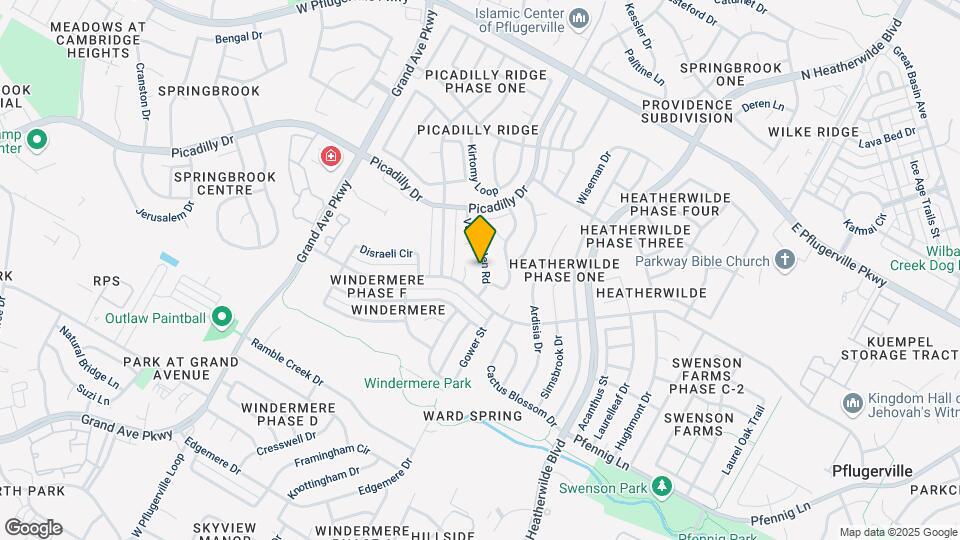 17110 Valley Glen Rd Mapa y Detalles de la Ubicación