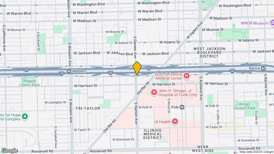 509 S Damen Ave Map and Location Details