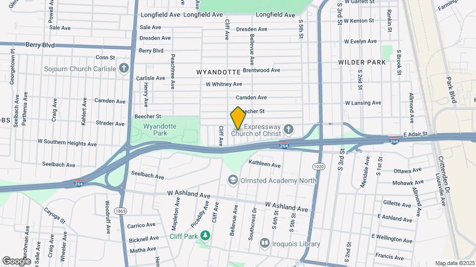 3713 Center St Map and Location Details