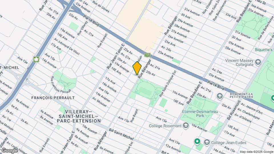 3865 Belanger Rue Map and Location Details