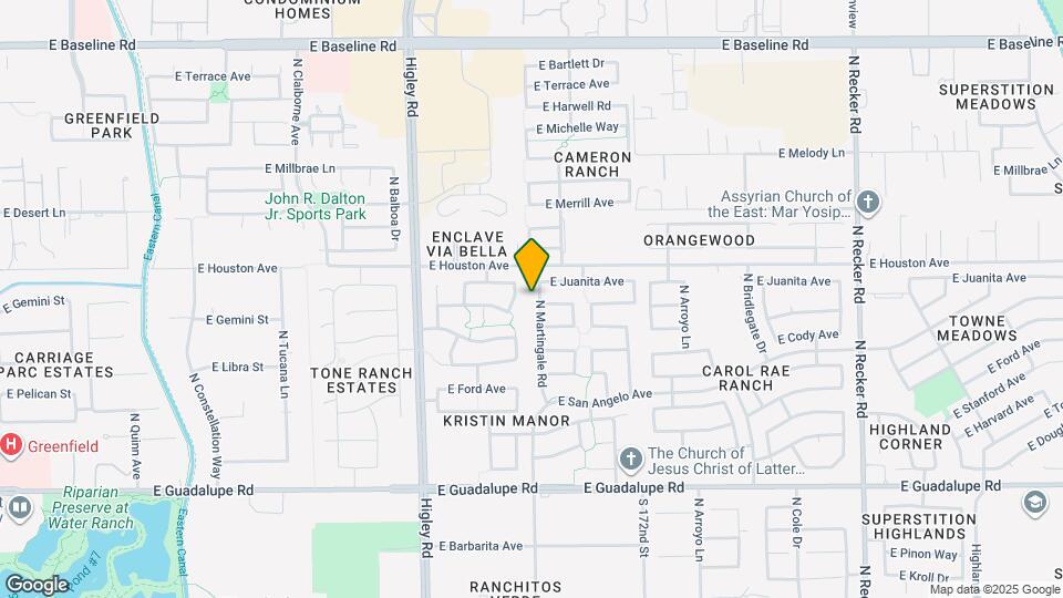 1130 N Martingale Rd Map and Location Details