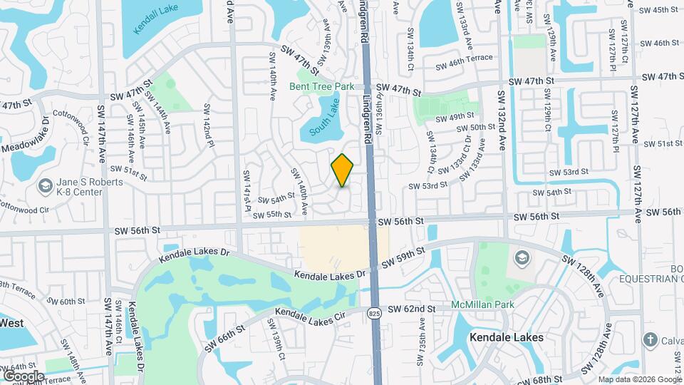 13808 SW 54th St Map and Location Details