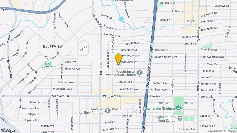 5521 Hanover Ave Map and Location Details