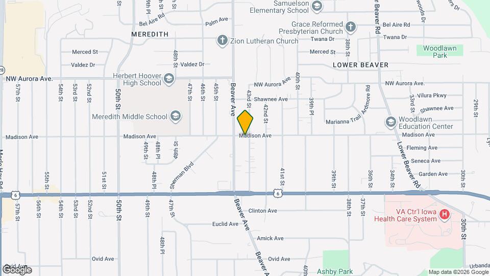 3948 43rd St Map and Location Details