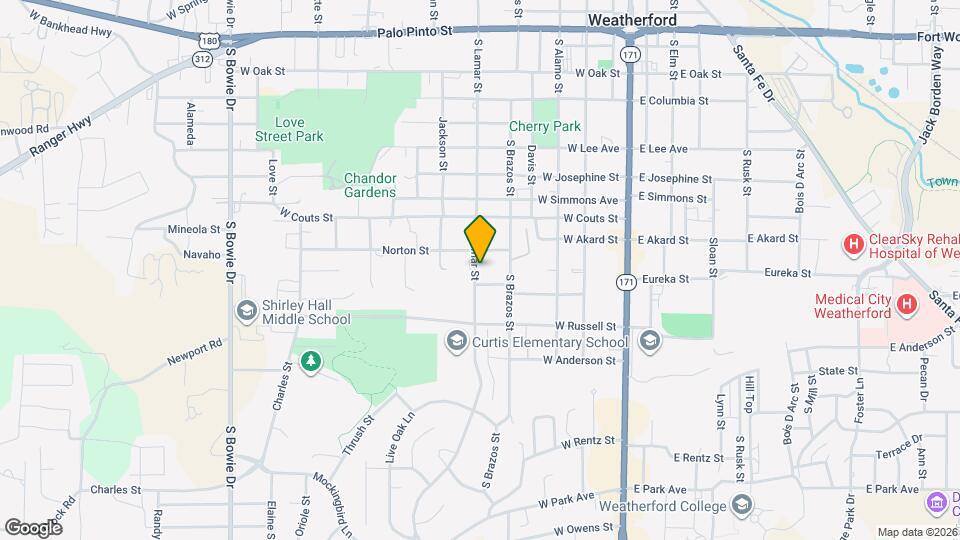 809 S Lamar St Map and Location Details