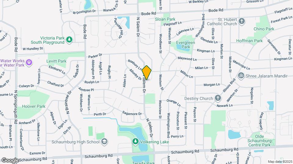 401 N Salem Dr Map and Location Details