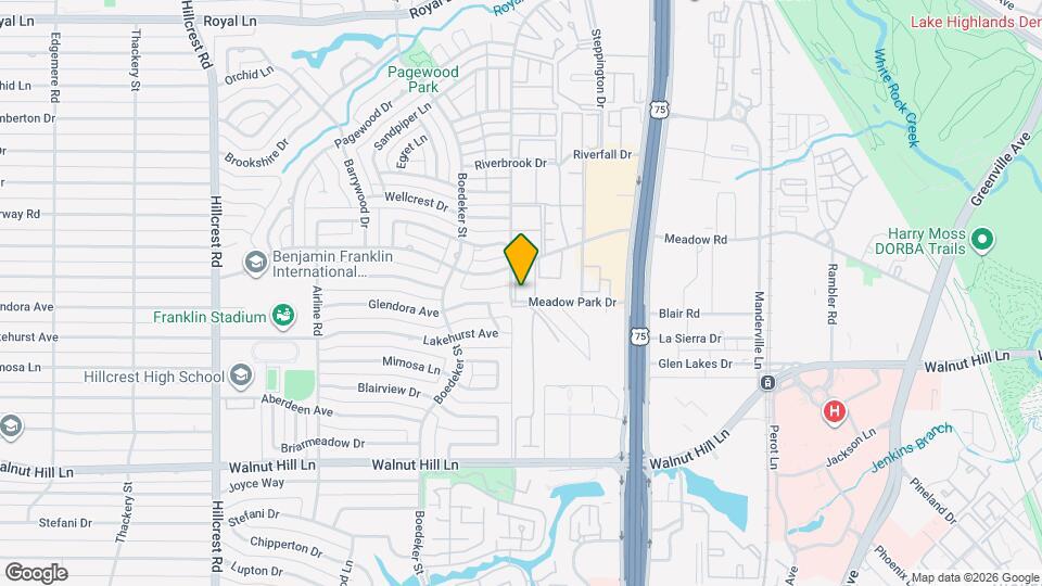 7707 Meadow Park Dr Map and Location Details