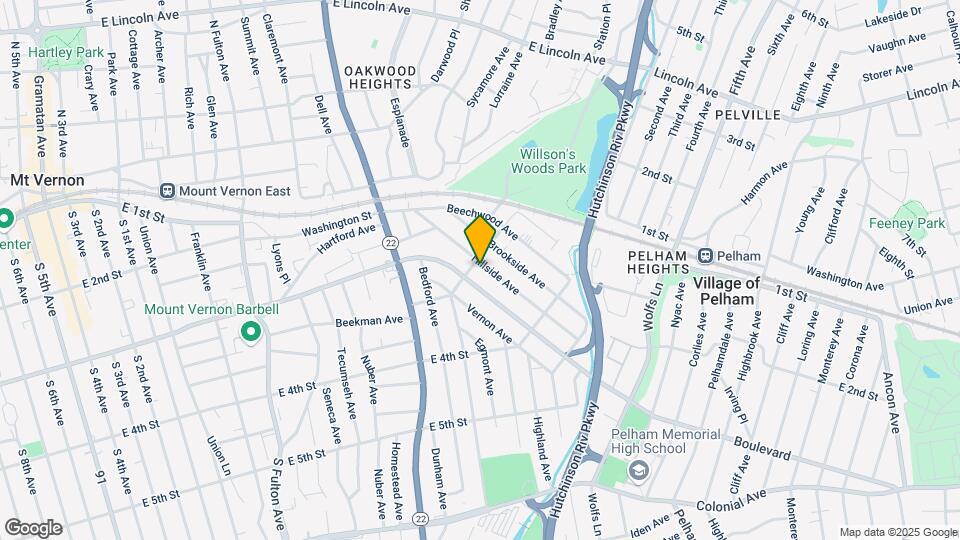 128 Hillside Ave Mapa y Detalles de la Ubicación