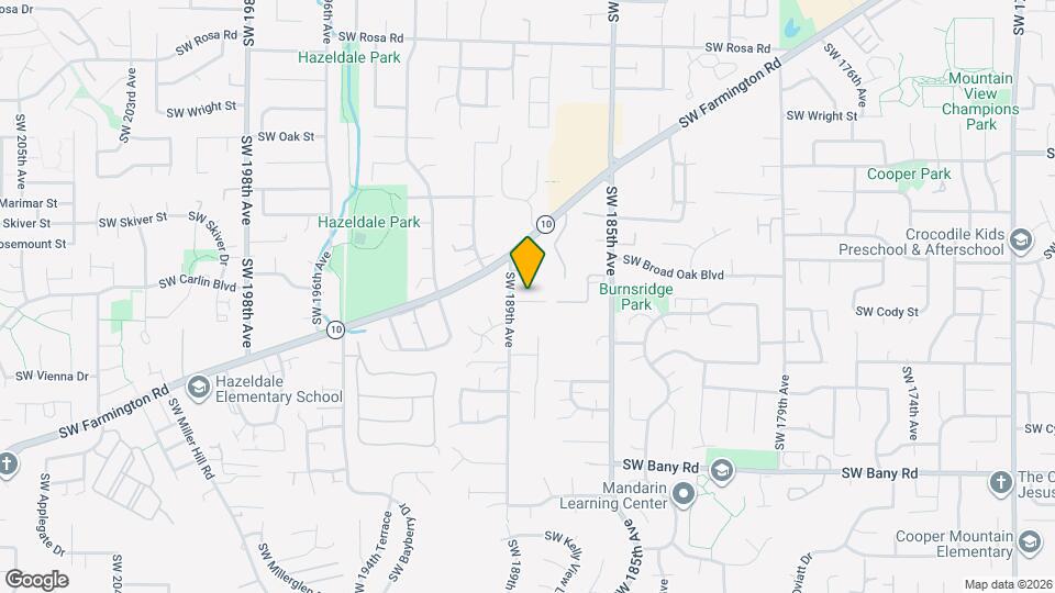 18825 SW Mayjohn Ct Map and Location Details