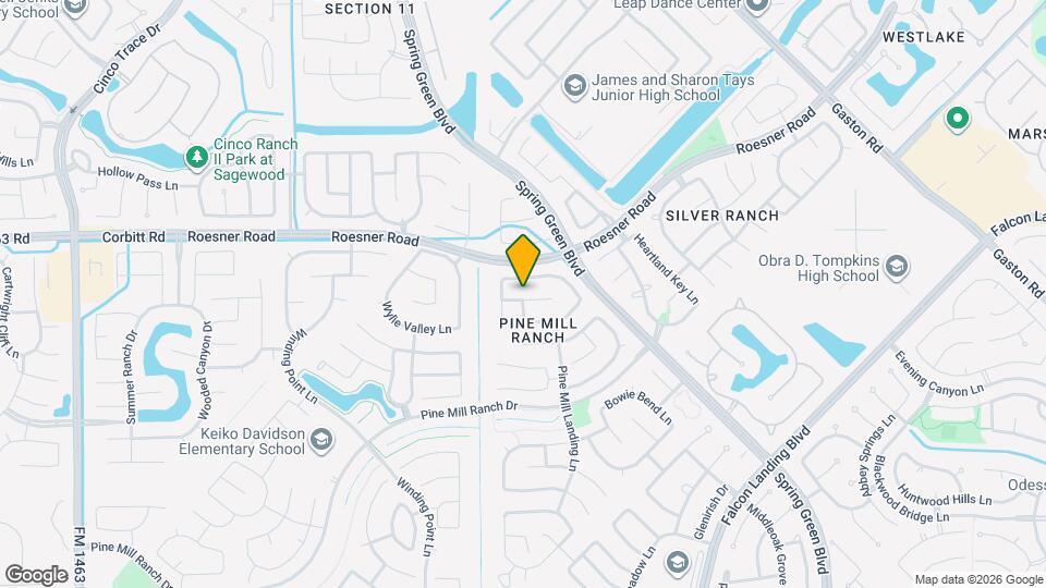 26542 Marble Point Ln Map and Location Details