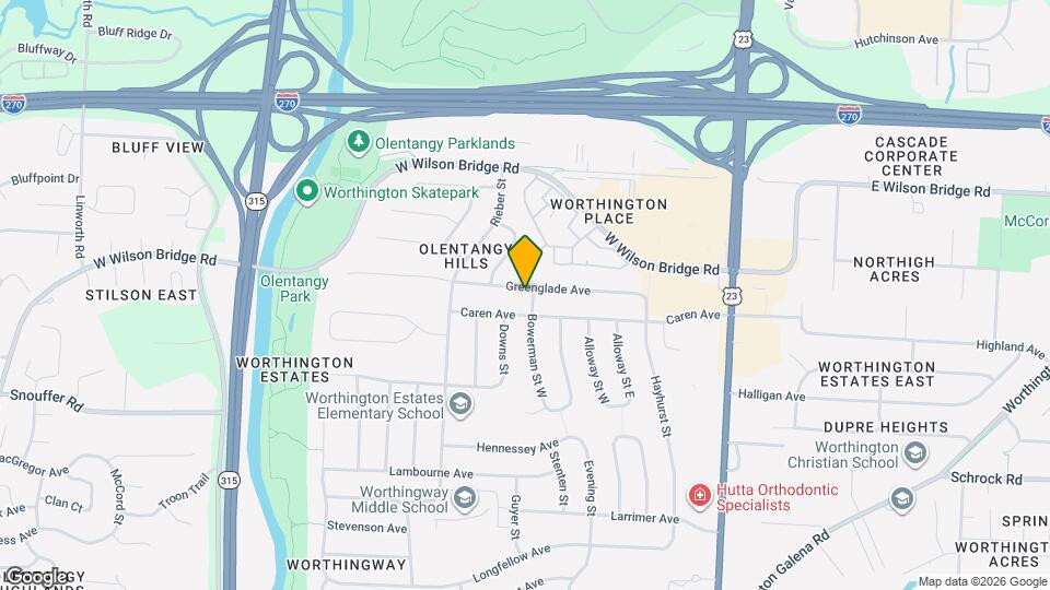 303 Greenglade Ave Map and Location Details