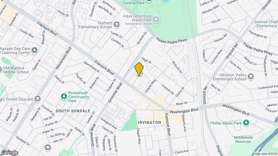 3814 Clough Ave Map and Location Details