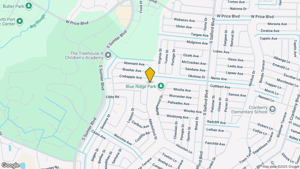 2590 Abbotsford St Map and Location Details