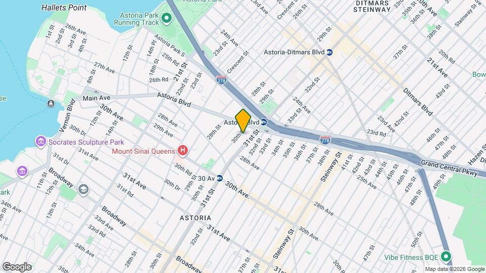 26-21 30th St Map and Location Details