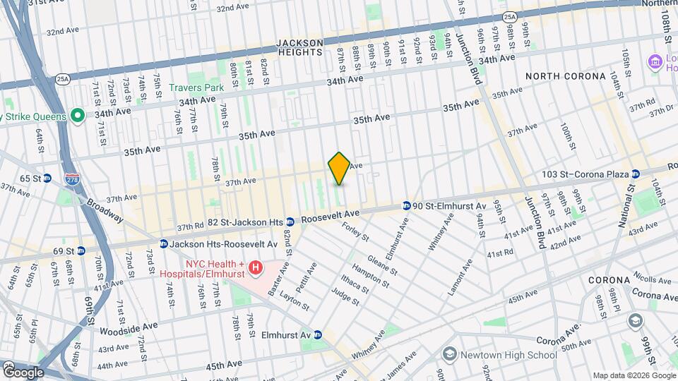 37-36 86th Street, Unit 4D Mapa y Detalles de la Ubicación