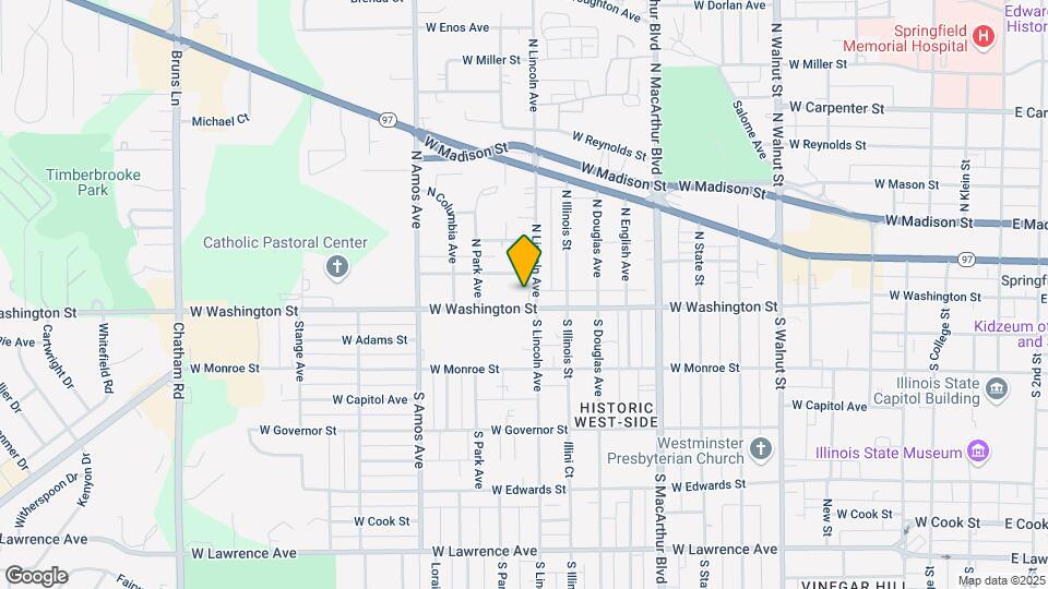 1217-1221 W Washington St Map and Location Details