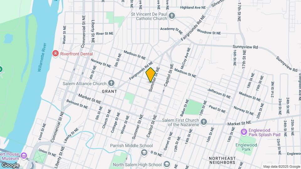 1555 Summer St NE Map and Location Details