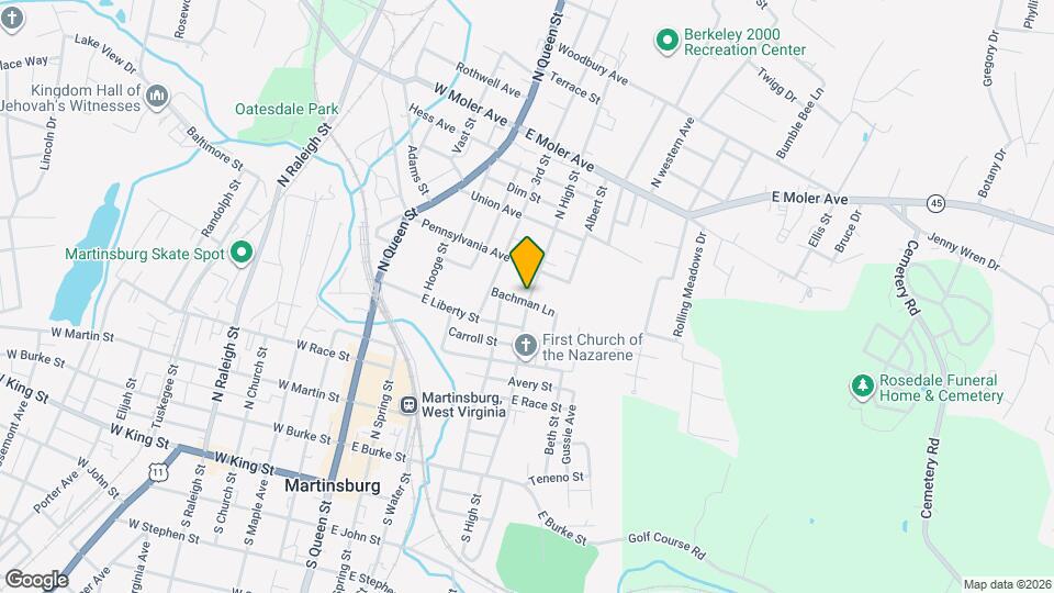 522 N High St Map and Location Details