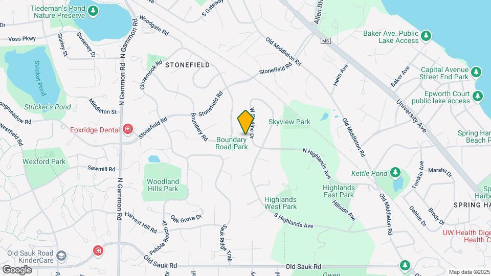 1406 W Skyline Dr Map and Location Details