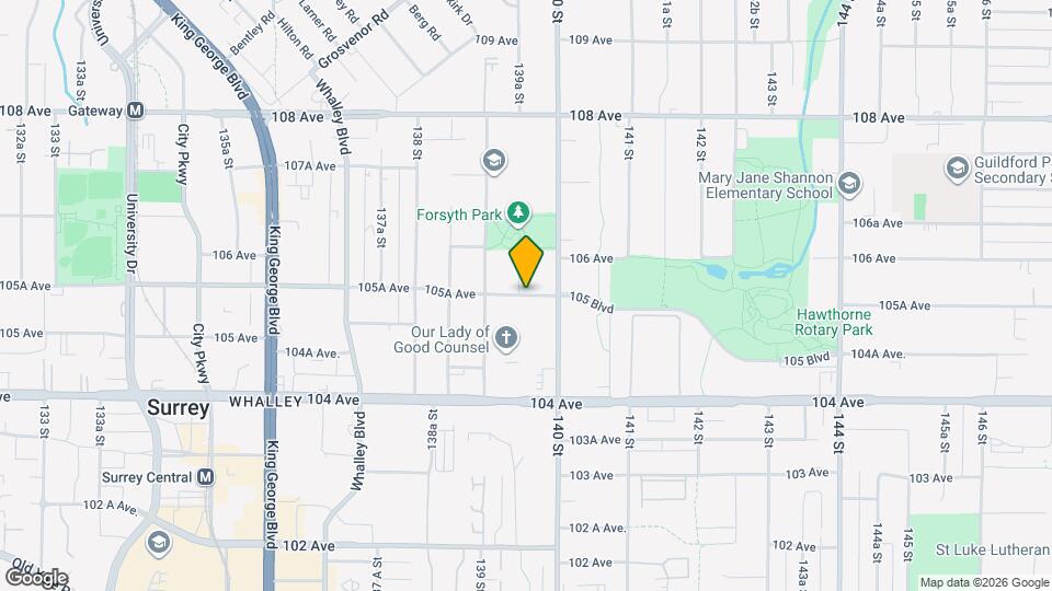 13963-1105A 105A Blvd, Unit 314 Map and Location Details