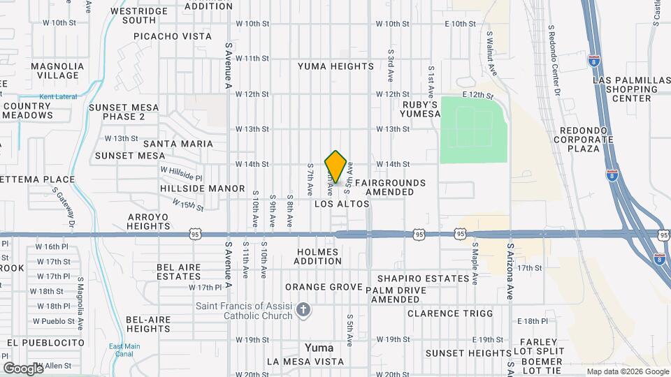 1501 S 6th Ave Map and Location Details