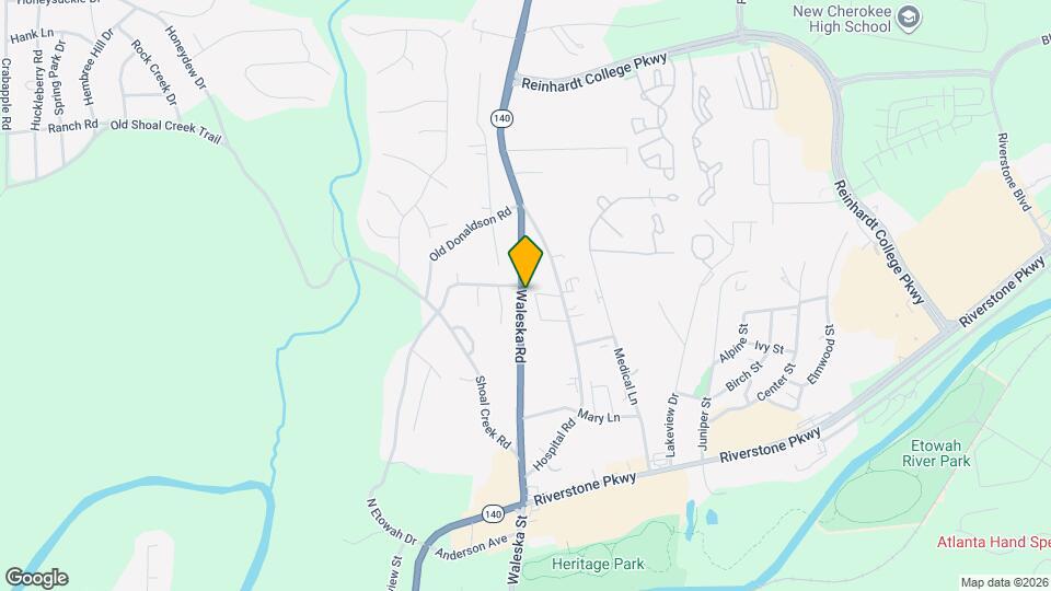 550 Waleska Rd Map and Location Details